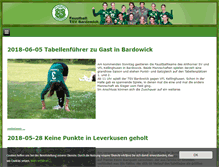 Tablet Screenshot of faustball-bardowick.de